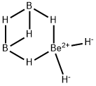 Beryllium borohydride Struktur