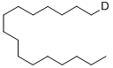 十六烷-1-D1 结构式