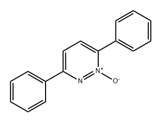 3,6-Diphenylpyridazine 1-oxide 结构式