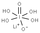 高碘酸锂,21111-84-2,结构式