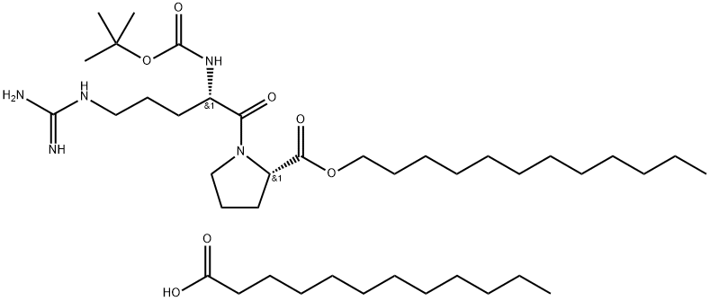 MICELLE-FORMING THROMBIN INHIBITOR, 211114-01-1, 结构式