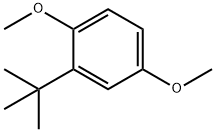 2-tert-ブチル-1,4-ジメトキシベンゼン 化学構造式