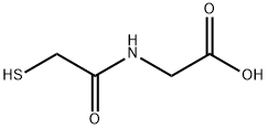 N-(mercaptoacetyl)glycine 结构式