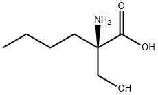 L-Norleucine, 2-(hydroxymethyl)- (9CI) Struktur