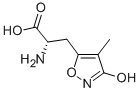 (S)-2-AMINO-3-(3-HYDROXY-4-METHYL-ISOXAZOL-5-YL)-PROPIONIC ACID Struktur