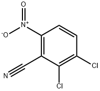 2,3-ジクロロ-6-ニトロベンゾニトリル 化学構造式