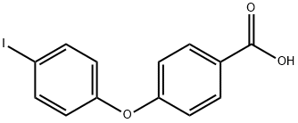 4-(4-碘苯氧基)-苯甲酸, 21120-69-4, 结构式