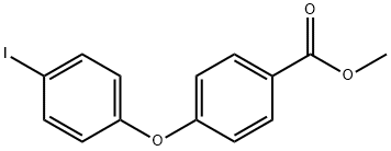 4-(4-碘苯氧基)-苯甲酸甲酯, 21120-76-3, 结构式