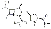 Meropenem Sodium Salt, 211238-34-5, 结构式