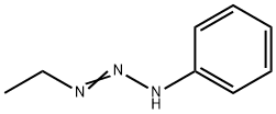 1-エチル-3-フェニルトリアゼン 化学構造式