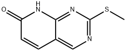 2-(甲基硫基)吡啶并[2,3-D]嘧啶-7(8H)-酮, 211244-81-4, 结构式