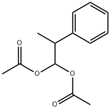 (1-acetyloxy-2-phenyl-propyl) acetate Struktur