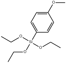 三乙氧基(4 -甲氧基苯基)硅烷, 21130-91-6, 结构式