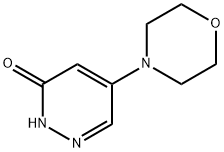 5-(4-モルホリニル)-3(2H)-ピリダジノン 化学構造式
