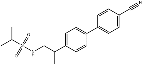 N-(2-(4'-cyanobiphenyl-4-yl)propyl)propane-2-sulfonaMide|N-[2-(4'-氰基联苯-4-基)丙基]-2-丙烷磺酰胺