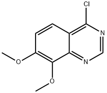 4-クロロ-7,8-ジメトキシキナゾリン 化学構造式
