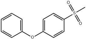 1-メタンスルホニル-4-フェノキシベンゼン 化学構造式