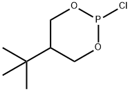 5-tert-ブチル-2-クロロ-1,3,2-ジオキサホスホリナン 化学構造式