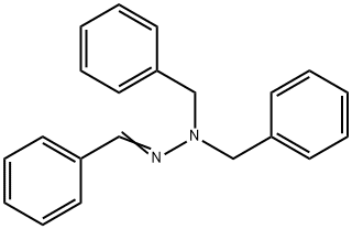 1,1-Dibenzyl-2-benzylidenehydrazine Structure