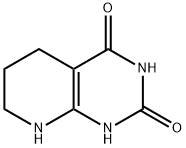 5,6,7,8-四氢吡啶并[2,3-D]嘧啶-2,4(1H,3H)-二酮 结构式