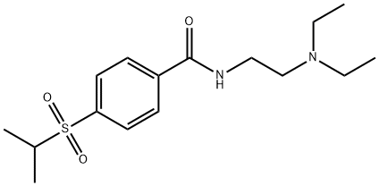 N-[2-(Diethylamino)ethyl]-p-(isopropylsulfonyl)benzamide,21140-77-2,结构式