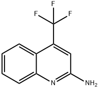 4-(Trifluoromethyl)quinolin-2-amine 化学構造式