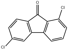 1,6-Dichloro-9H-fluoren-9-one 结构式