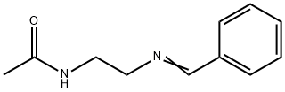 Acetamide,  N-[2-[(phenylmethylene)amino]ethyl]- Structure