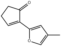 2-(4-Methyl-2-furyl)-2-cyclopenten-1-one 结构式
