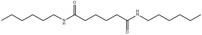 N,N'-ジヘキシルアジポアミド 化学構造式