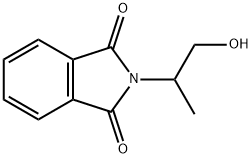 2-(2-ヒドロキシ-1-メチルエチル)-1H-イソインドール-1,3(2H)-ジオン 化学構造式