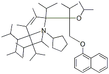 N-cyclopentyldeisopropylpropranolol 结构式