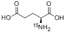 L-谷氨酸-15N,21160-87-2,结构式