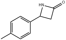 4-(4-甲基苯基)氮杂环丁烷-2-酮, 21161-19-3, 结构式