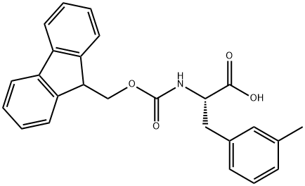 FMOC-L-3-甲基苯丙氨酸, 211637-74-0, 结构式