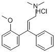 1-(邻茴香基)-1-苯基-3-二甲基氨基丙-1-烯盐酸盐, 21165-51-5, 结构式