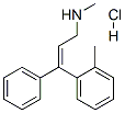 N-methyl-3-(2-methylphenyl)-3-phenyl-prop-2-en-1-amine hydrochloride 结构式