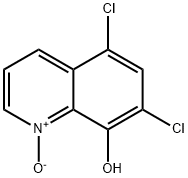 5,7-ジクロロ-8-ヒドロキシキノリン1-オキシド 化学構造式