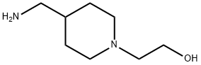 2-[4-(氨甲基)哌啶-1-基]乙醇, 21168-72-9, 结构式