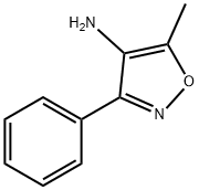 5-メチル-3-フェニル-4-イソオキサゾールアミン 化学構造式
