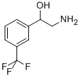 2-Amino-1-[3-(trifluoromethyl)phenyl]ethanol Struktur