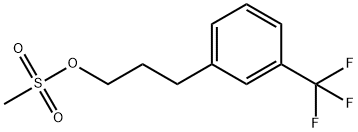 Methanesulfonic acid 3-(3-trifluoroMethylphenyl)propyl ester 化学構造式