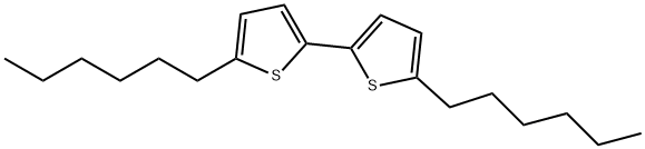 5,5'-DIHEXYL-2,2'-BITHIOPHENE Struktur