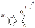2-(5-bromothiophen-2-yl)-2-oxoacetaldehyde hydrate Struktur