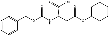 (S)-2-(((苄氧基)羰基)氨基)-4-(环己氧基)-4-氧代丁酸 结构式