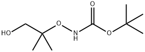 Carbamic acid, (2-hydroxy-1,1-dimethylethoxy)-, 1,1-dimethylethyl ester (9CI) Struktur