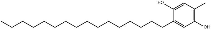2-hexadecyl-5-methylhydroquinone  Struktur