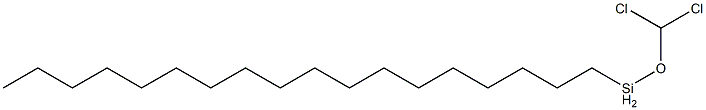 正十八烷基甲氧基二氯硅烷, 211934-50-8, 结构式