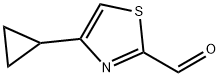 2-Thiazolecarboxaldehyde, 4-cyclopropyl- (9CI) Structure