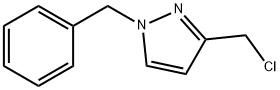 1-苄基-3-(氯甲基)吡唑,211946-09-7,结构式
